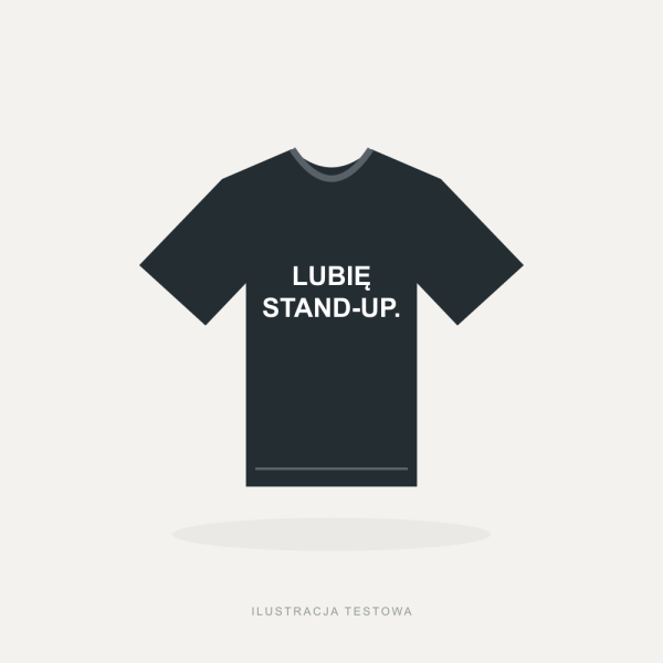 Koszulki standup.pl. Ilustracja poglądowa do testu sklepu.